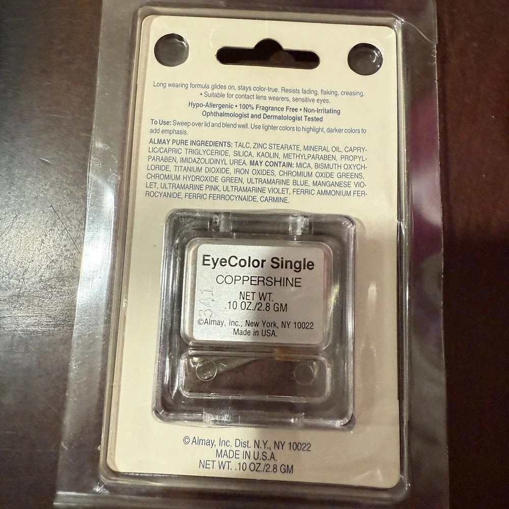 Almay Eye Color ‎ Single NOS Coppershine .10oz  Vtg NEW Sealed EyeShadow